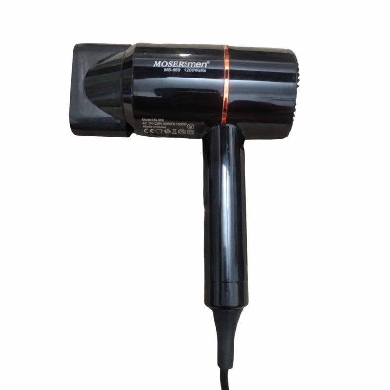 Mosermen 1200W Hair Dryer | Fast Drying, Stylish Design For Men And Women Hot And Cold