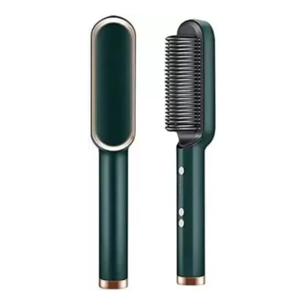 909 Hair Straightener Brush – Fast Heating, Smooth Styling, And Easy-To-Use Design For Quick And Professional Hair Straightening