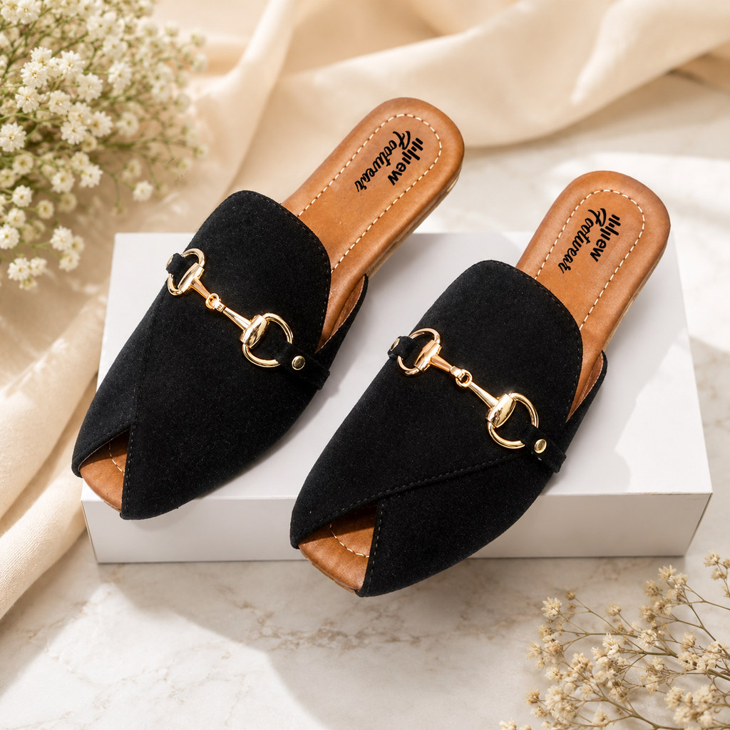 Flat Slippers for Women & Girls – Genuine Leather Peshawri Kheri Style | Casual & Party Wear Comfortable Ladies Sandals | Indoor & Outdoor Use With Box