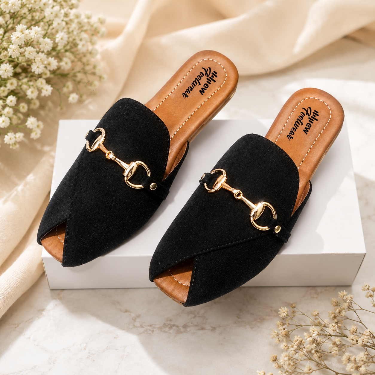 Flat Slippers for Women & Girls – Genuine Leather Peshawri Kheri Style | Casual & Party Wear Comfortable Ladies Sandals | Indoor & Outdoor Use With Box